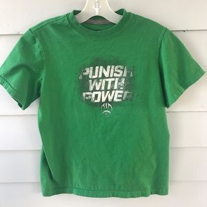 Nike youth S Punish with Power T shirt green